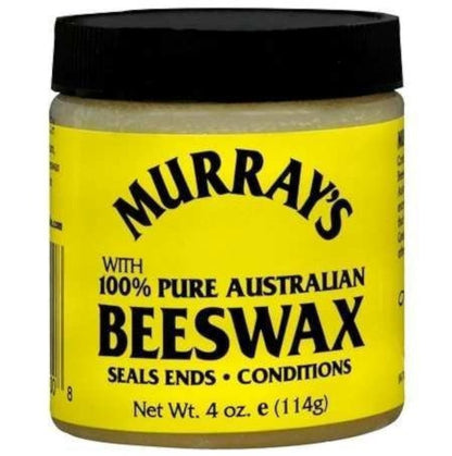 Murray's 100% Pure Beeswax 4 oz - Natural Hair Styling & Grooming Wax