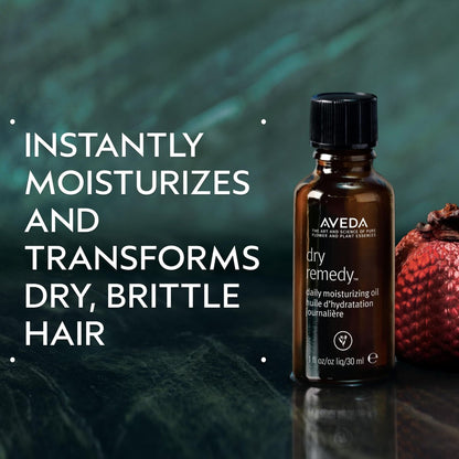 Aveda Dry Remedy Daily Moisturizing Oil - Instantly Moisturizes Dry, Brittle Hair - 90% Naturally Derived with Organic Buriti Oil - Silicone Free, 1 Fl Oz Avelisse