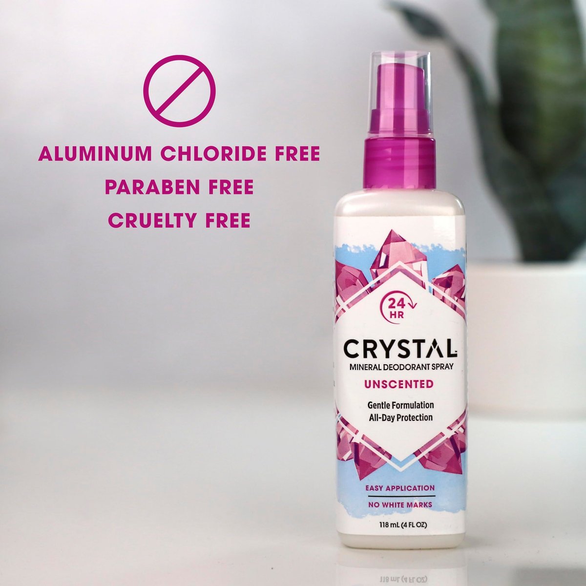 Crystal Body Deodorant Spray - 4 fl oz (Pack of 2) - Natural Mineral Deodorant for Sensitive Skin, Aluminum-Free, Long-Lasting Odor Protection - görsel 7