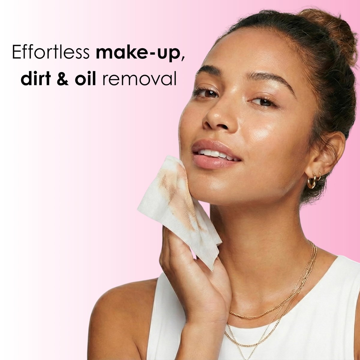 Global Beauty Care Collagen Makeup Remover Wipes - Gentle Daily Facial Cleansing Wipes for Sensitive Skin, Hydrating, Firming & Renewing, Travel-Friendly, 60 Count - görsel 4