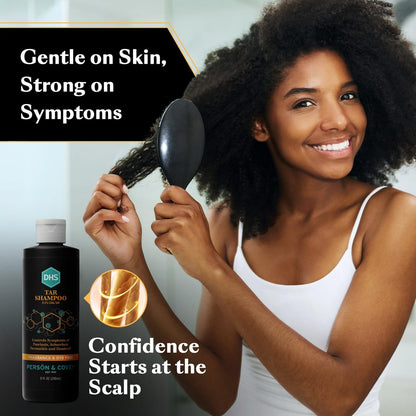Person & Covey DHS Tar Shampoo – 8 oz | Effective Dandruff & Scalp Relief Avelisse