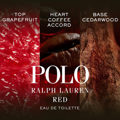 Ralph Lauren Polo Red Men's Deodorant - Woody & Spicy Long-Lasting Alcohol-Free 2.6 oz Avelisse