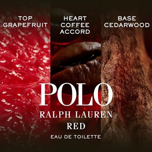 Ralph Lauren Polo Red Men's Deodorant - Woody & Spicy Long-Lasting Alcohol-Free 2.6 oz Avelisse