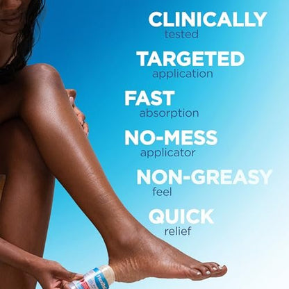Flexitol Heel Magic Stick - Urea-Based Cracked Heel Cream & Foot Balm with Shea Butter & Vitamin E, 2.5 oz