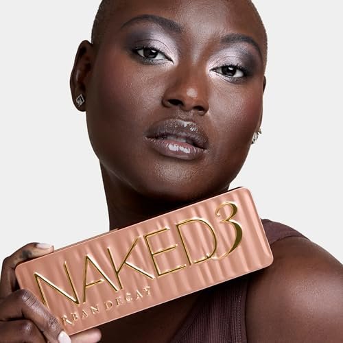 URBAN DECAY Naked 3 Eyeshadow Palette - Soft Pink Neutral 12-Shade Palette with Matte, Pearl, Metallic & Shimmer Finishes, Vegan & Cruelty-Free Avelisse