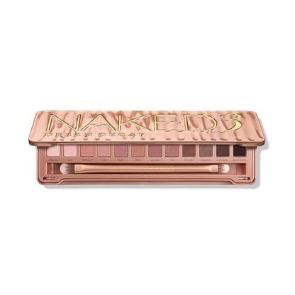 URBAN DECAY Naked 3 Eyeshadow Palette - Soft Pink Neutral 12-Shade Palette with Matte, Pearl, Metallic & Shimmer Finishes, Vegan & Cruelty-Free Avelisse