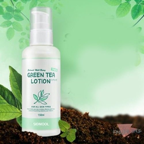 Sidmool Green Tea Lotion - 150ml | Hydrating & Soothing Facial Moisturizer - görsel 1