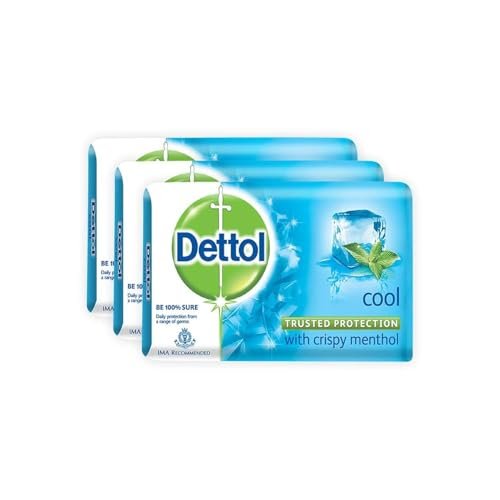 Dettol Cool Bar Soap for Healthy Skin, Pack of 3 (3 x 125g) - görsel 2