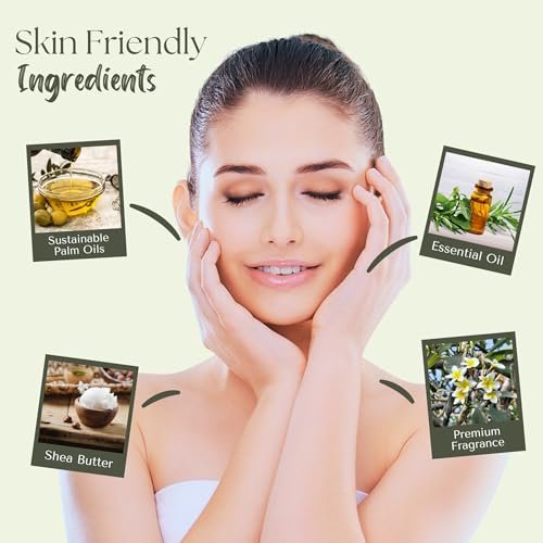 Wavertree & London Frangipani & Gardenia Scented Natural Soap Bar - 7oz Moisturizing French Triple Milled Soap with Organic Shea Butter - görsel 10