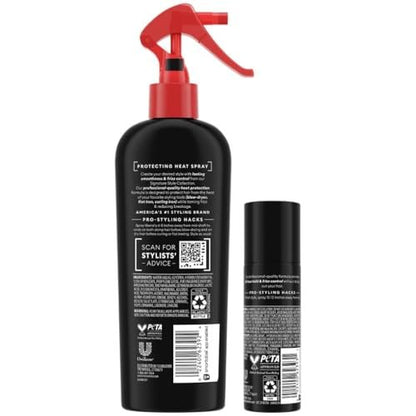 TRESemmé Protecting Heat Spray with Keratin & Extra Hold Hairspray, 3-Pack, 8 Fl Oz Each - Thermal Protection & Frizz Control Avelisse