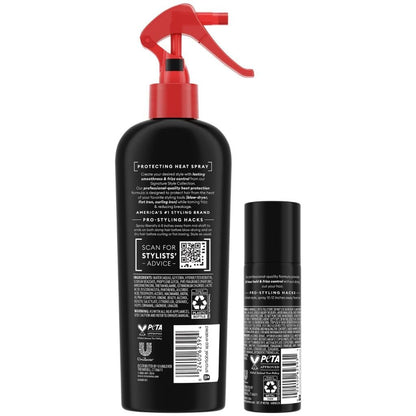 TRESemmé Protecting Heat Spray with Keratin & Extra Hold Hairspray, 3-Pack, 8 Fl Oz Each - Thermal Protection & Frizz Control Avelisse