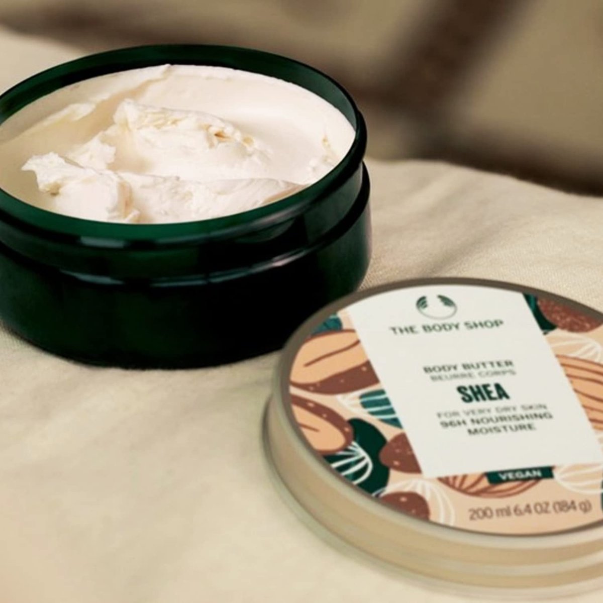 The Body Shop Shea Body Butter – Hydrating & Moisturizing Skincare for Very Dry Skin – Vegan – 1.62 oz Avelisse