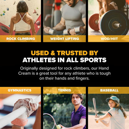 Climbskin Hand Cream – Dry & Active Hand Repair, Fast Absorbing, Non-Greasy, 1 oz for Climbing, Weightlifting, Gymnastics Avelisse