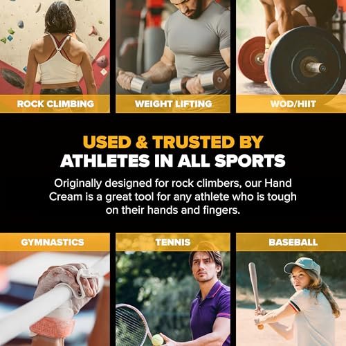 Climbskin Hand Cream – Dry & Active Hand Repair, Fast Absorbing, Non-Greasy, 1 oz for Climbing, Weightlifting, Gymnastics Avelisse