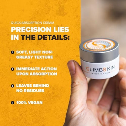 Climbskin Hand Cream – Dry & Active Hand Repair, Fast Absorbing, Non-Greasy, 1 oz for Climbing, Weightlifting, Gymnastics Avelisse