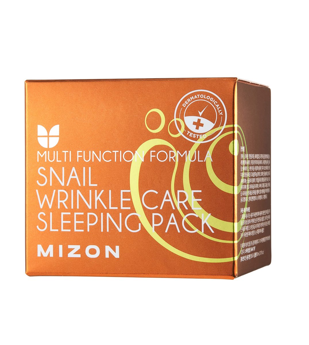 MIZON Snail Wrinkle Care Sleeping Pack - Overnight Firming Mask with Snail Mucin, Adenosine & Shea Butter for Damaged Skin & Fine Lines (2.7 fl oz) Avelisse
