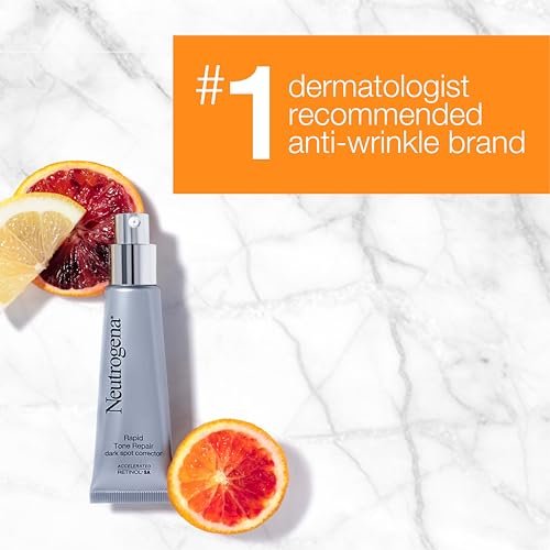 Neutrogena Rapid Tone Repair Retinol + Vitamin C Dark Spot Corrector Face Serum - Daily Anti-Wrinkle & Brightening Serum, 1 oz Avelisse