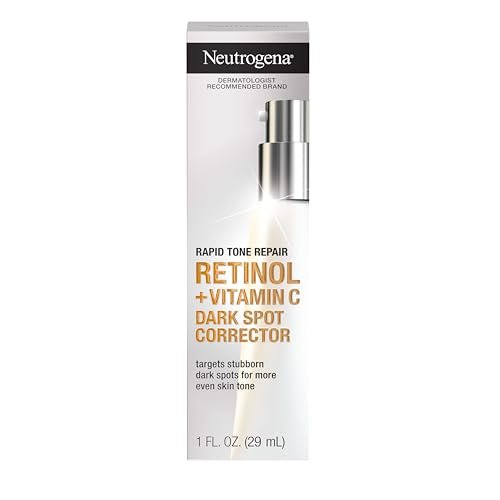 Neutrogena Rapid Tone Repair Retinol + Vitamin C Dark Spot Corrector Face Serum - Daily Anti-Wrinkle & Brightening Serum, 1 oz Avelisse