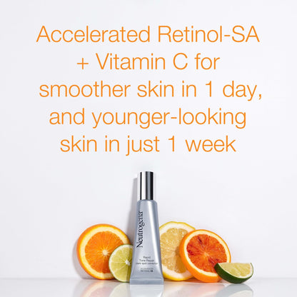Neutrogena Rapid Tone Repair Retinol + Vitamin C Dark Spot Corrector Face Serum - Daily Anti-Wrinkle & Brightening Serum, 1 oz Avelisse