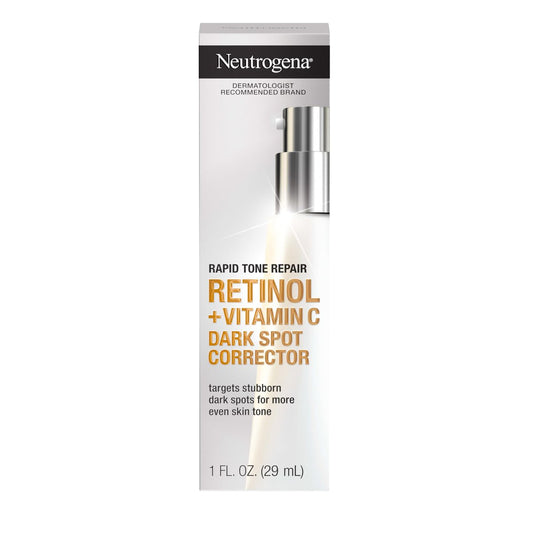 Neutrogena Rapid Tone Repair Retinol + Vitamin C Dark Spot Corrector Face Serum - Daily Anti-Wrinkle & Brightening Serum, 1 oz Avelisse