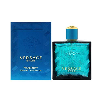 Versace Eros for Men 3.4 oz Eau de Toilette Spray - Intense, Long-Lasting Fragrance Avelisse