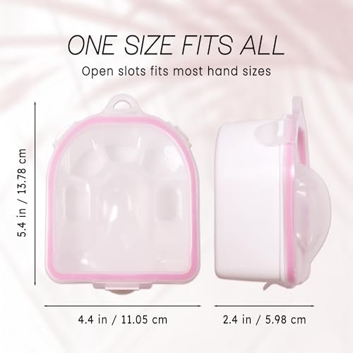 MosBug Acetone Resistant Soak Off Warm Water Bowl for Manicure & Nail Spa Treatment - görsel 4
