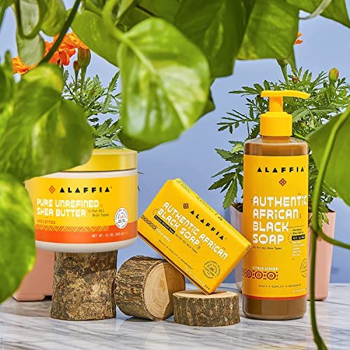 Alaffia Pure Unrefined Shea Butter - Unscented, 11 oz - Moisturizing Body Butter for Dry & Sensitive Skin - görsel 9