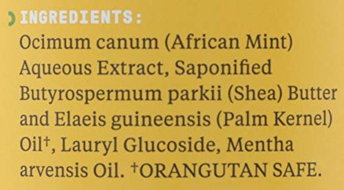 Alaffia Authentic African Black Soap - All-in-One Body Wash, Shampoo & Shaving Soap, Peppermint, 16 oz - Fair Trade, No Parabens, Non-GMO, No SLS Avelisse