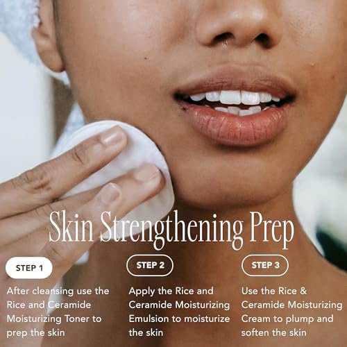 THE FACE SHOP Rice Ceramide Moisturizing Toner – Hydrating Korean Toner with Rice Water for Dry Skin, Strengthens Skin Barrier, 5.0 fl. oz. - görsel 10