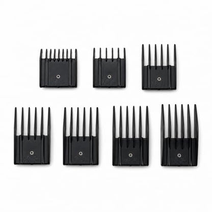Miaco 7 Piece Universal Clipper Guide Comb Guard Set - Compatible with Oster, Andis, Wahl Professional Clippers Avelisse