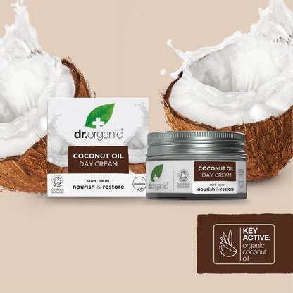 Organic Doctor Virgin Coconut Oil Day Cream - 1.7 oz Natural Moisturizer