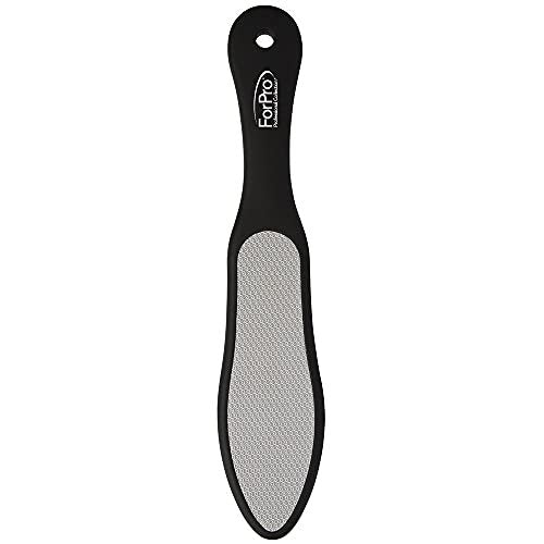 ForPro Black Bear Stainless Steel Pedicure File - Double-Sided Callus Remover for Heels and Feet, 10.5 Inches - görsel 6