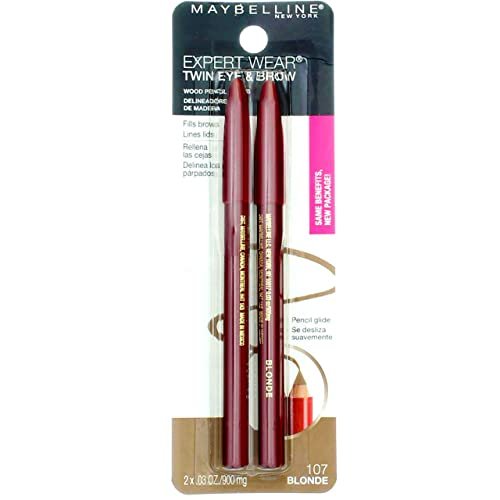 Maybelline Expert Eyes Brow and Eye Pencil, Blonde (107) - 4 Pack Avelisse