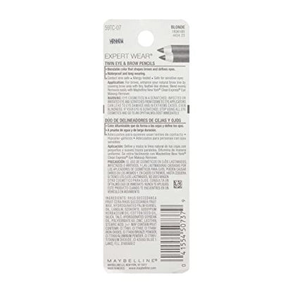 Maybelline Expert Eyes Brow and Eye Pencil, Blonde (107) - 4 Pack Avelisse