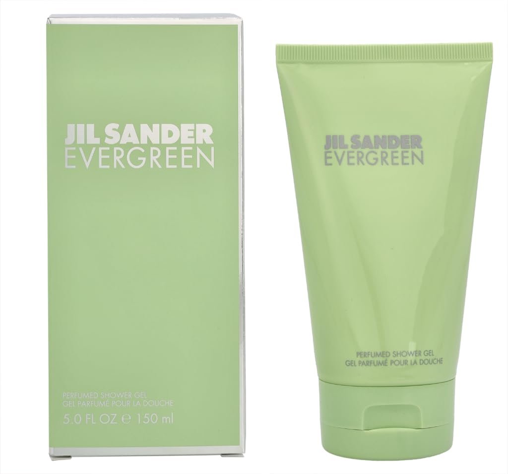 Jil Sander Evergreen Perfumed Shower Gel 150ml - Refreshing Body Wash for Men and Women - görsel 1
