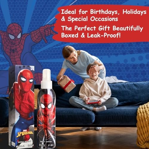 Marvel Spider-Man Cool Cologne for Kids, 6.8 Fl Oz Avelisse