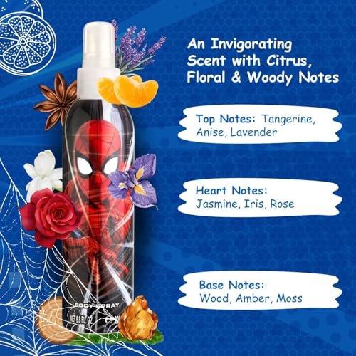 Marvel Spider-Man Cool Cologne for Kids, 6.8 Fl Oz Avelisse