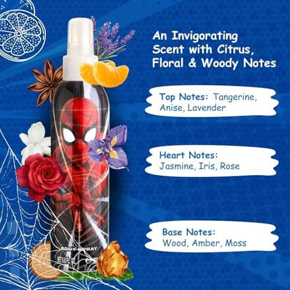 Marvel Spider-Man Cool Cologne for Kids, 6.8 Fl Oz Avelisse