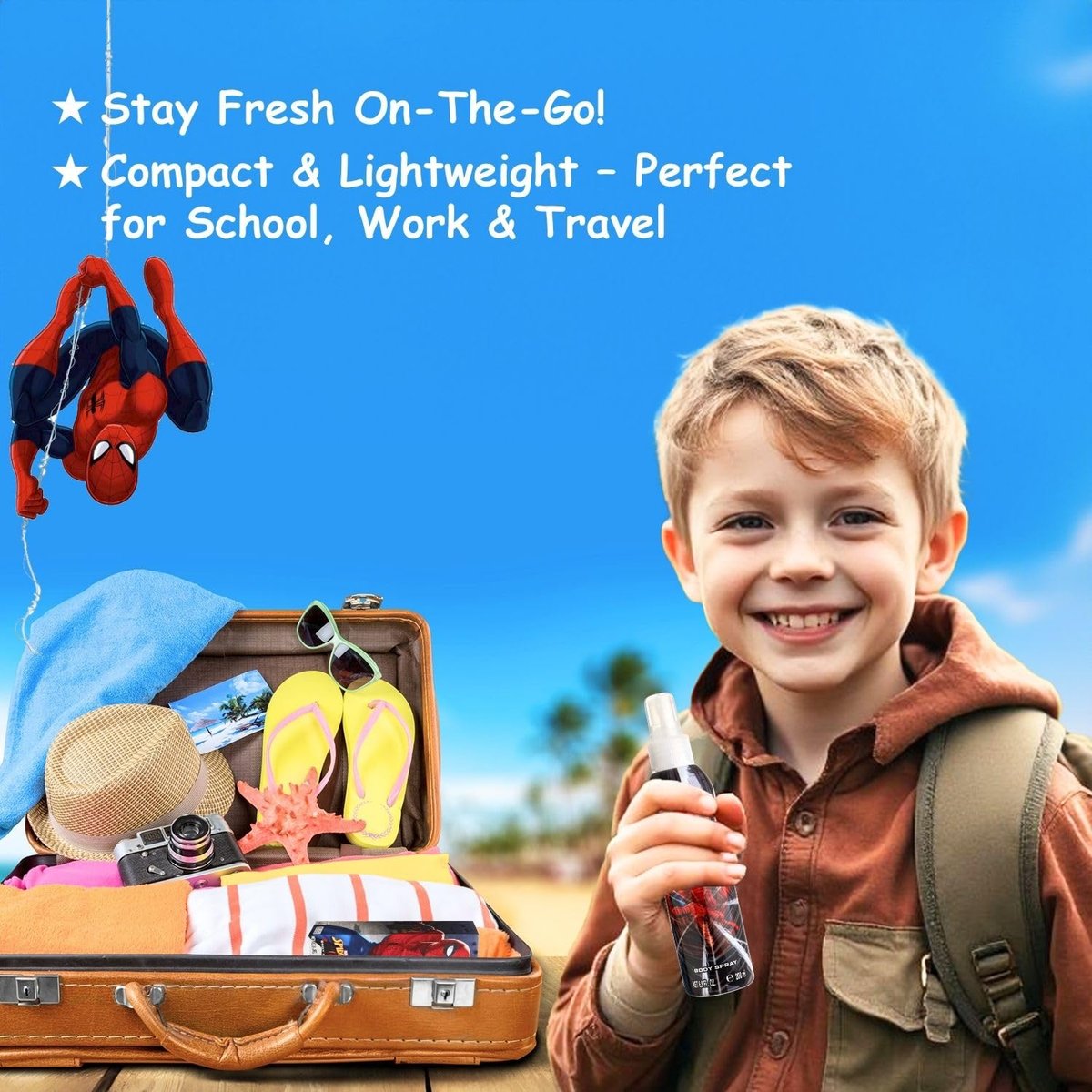 Marvel Spider-Man Cool Cologne for Kids, 6.8 Fl Oz Avelisse