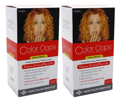 Color Oops Extra Strength Hair Color Remover (Pack of 2) - 7.68 oz Each Avelisse