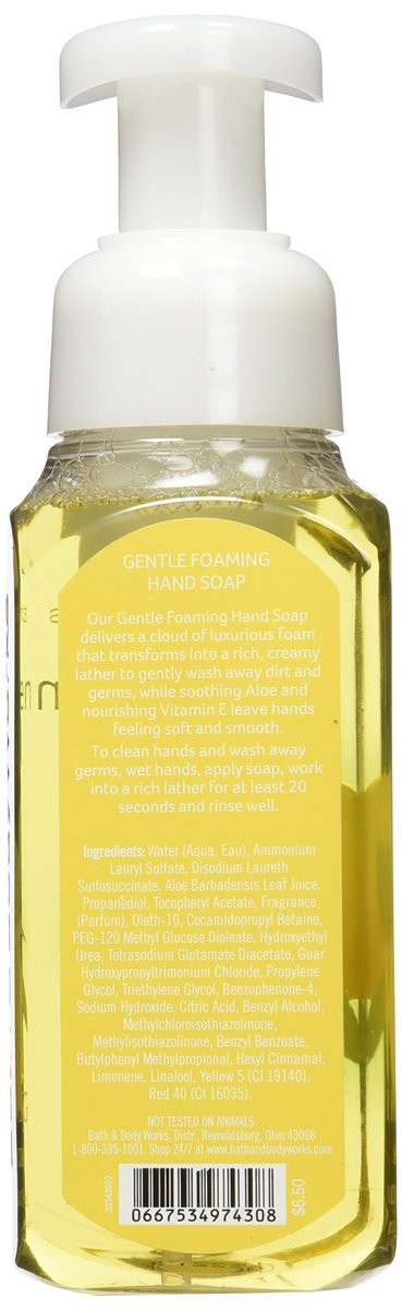 Bath & Body Works Kitchen Lemon Gentle Foaming Hand Soap, 8.75 Fl Oz Avelisse