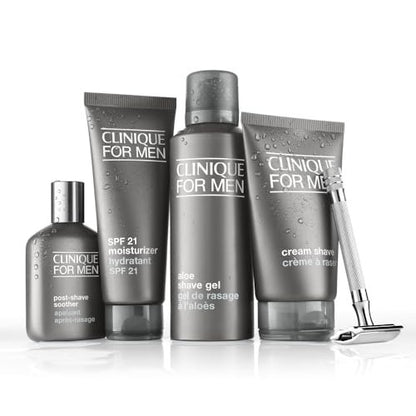 Clinique For Men Aloe Shaving Gel - Oil-Free Formula Softens Beard for Smooth, Close Shave, 4.2 Fl Oz Avelisse