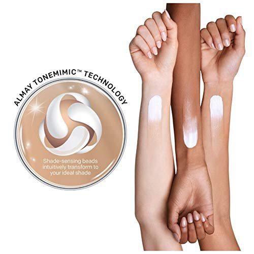 Almay Skintone Matching Foundation, Smart Shade Face Makeup with SPF 15, Hypoallergenic, Oil-Free, Dermatologist-Tested, 200 Light Medium, 1 fl oz Avelisse
