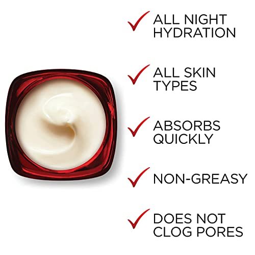 L'Oreal Paris Revitalift Triple Power Anti-Aging Overnight Mask with Pro Retinol, Hyaluronic Acid & Vitamin C, Reduce Wrinkles, 1.7 Oz - görsel 7