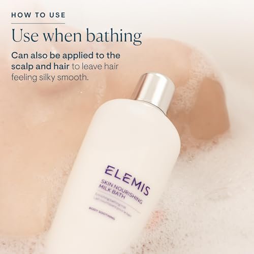 ELEMIS Skin Nourishing Milk Bath – Softening Body Cleanser for Dry Skin, 400ml Avelisse