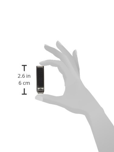 Tweezerman Precision Grip Fingernail Clipper - Stainless Steel, Black Avelisse