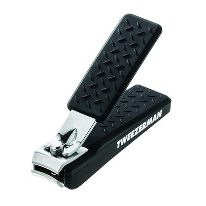 Tweezerman Precision Grip Fingernail Clipper - Stainless Steel, Black Avelisse
