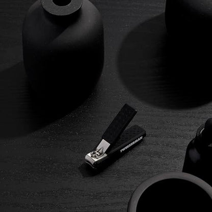 Tweezerman Precision Grip Fingernail Clipper - Stainless Steel, Black Avelisse