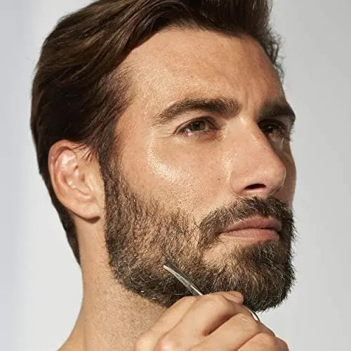 Tweezerman G.E.A.R. Facial Hair Scissors for Men – Precision Stainless Steel Grooming Shears Avelisse