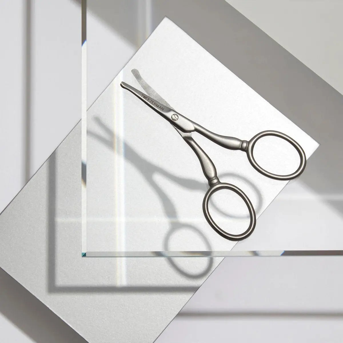 Tweezerman G.E.A.R. Facial Hair Scissors for Men – Precision Stainless Steel Grooming Shears Avelisse
